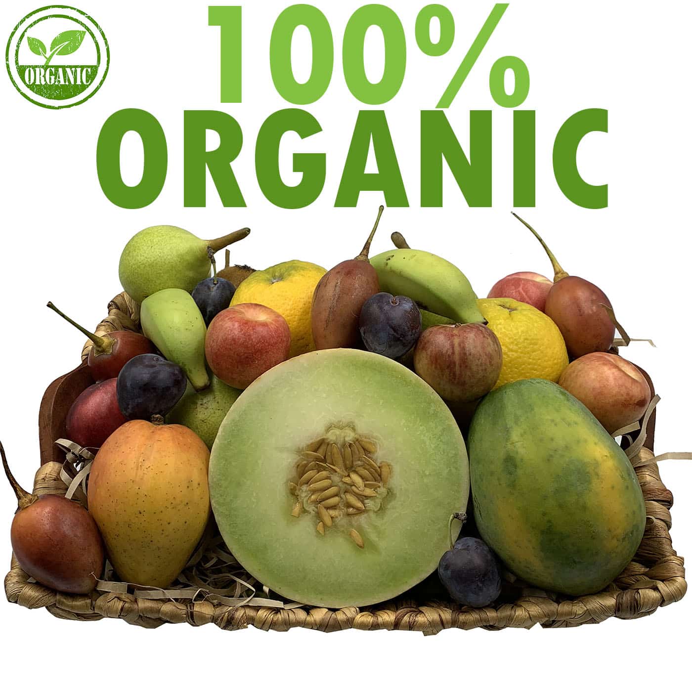 Organic Fruit Basket Gift Hamper The Flower Company