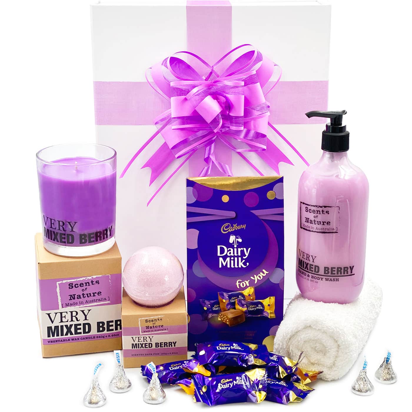 Mixed Berry Pamper Hamper with Chocolates The Flower Company
